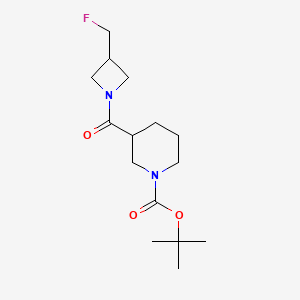 Tert-butyl 3-(3-(fluoromethyl)azetidine-1-carbonyl)piperidine-1-carboxylate