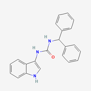 molecular formula C22H19N3O B2752001 1-benzhydryl-3-(1H-indol-3-yl)urea CAS No. 899989-64-1