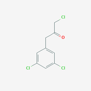 molecular formula C9H7Cl3O B2752063 1-Chloro-3-(3,5-dichlorophenyl)propan-2-one CAS No. 1807043-69-1