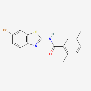 N-(6-bromo-1,3-benzothiazol-2-yl)-2,5-dimethylbenzamide