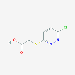 molecular formula C6H5ClN2O2S B2752078 [(6-氯吡啶并[3,2-d]嘧啶-3-基)硫基]乙酸 CAS No. 69827-43-6