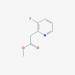 molecular formula C8H8FNO2 B2752092 Methyl 2-(3-fluoropyridin-2-YL)acetate CAS No. 1260791-92-1