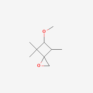 5-Methoxy-4,4,6-trimethyl-1-oxaspiro[2.3]hexane