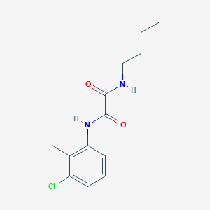 molecular formula C13H17ClN2O2 B2752211 N-丁基-N'-(3-氯-2-甲基苯基)草酰胺 CAS No. 709627-68-9