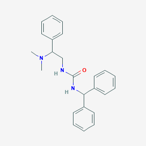molecular formula C24H27N3O B2752243 1-Benzhydryl-3-(2-(dimethylamino)-2-phenylethyl)urea CAS No. 1226433-09-5