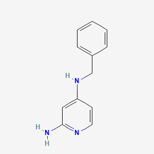 molecular formula C12H13N3 B2752245 4-N-benzylpyridine-2,4-diamine CAS No. 1487351-36-9