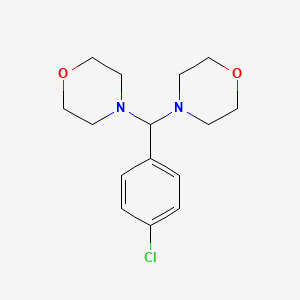 B2752319 4,4'-[(4-Chlorophenyl)methylene]dimorpholine CAS No. 16361-37-8