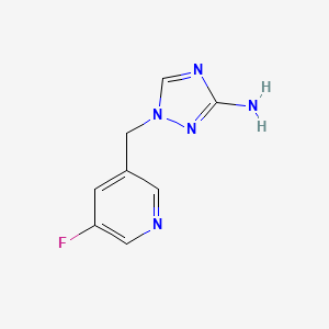 1-[(5-Fluoropyridin-3-yl)methyl]-1H-1,2,4-triazol-3-amine