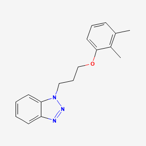 molecular formula C17H19N3O B2752338 1-[3-(2,3-二甲基苯氧基)丙基]-1H-1,2,3-苯并三唑 CAS No. 915893-47-9