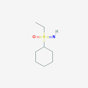 molecular formula C8H17NOS B2752413 Cyclohexyl-ethyl-imino-oxo-lambda6-sulfane CAS No. 2059927-86-3