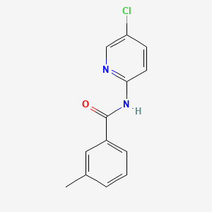 molecular formula C13H11ClN2O B2752425 N-(5-chloropyridin-2-yl)-3-methylbenzamide CAS No. 347335-30-2