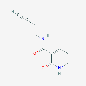 molecular formula C10H10N2O2 B2752541 N-(but-3-yn-1-yl)-2-oxo-1,2-dihydropyridine-3-carboxamide CAS No. 1343975-27-8