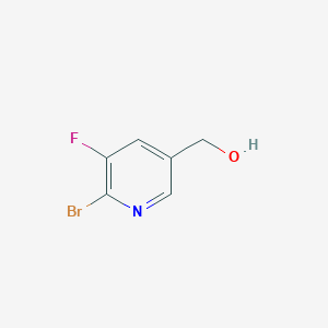molecular formula C6H5BrFNO B2752565 (6-Bromo-5-fluoropyridin-3-yl)methanol CAS No. 1227502-23-9