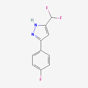 3-(Difluoromethyl)-5-(4-fluorophenyl)-1H-pyrazole