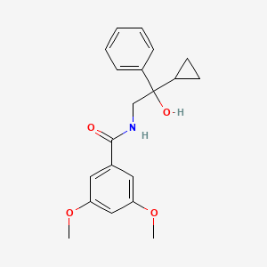 molecular formula C20H23NO4 B2752654 N-(2-环丙基-2-羟基-2-苯基乙基)-3,5-二甲氧基苯甲酰胺 CAS No. 1421492-98-9