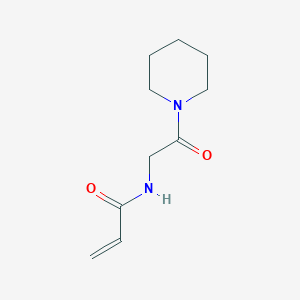 molecular formula C10H16N2O2 B2752666 N-(2-Oxo-2-piperidin-1-ylethyl)prop-2-enamide CAS No. 1566260-27-2
