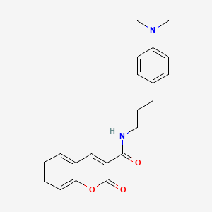 N-(3-(4-(dimethylamino)phenyl)propyl)-2-oxo-2H-chromene-3-carboxamide