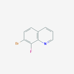 molecular formula C9H5BrFN B2752695 7-溴-8-氟喹啉 CAS No. 1375107-95-1