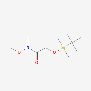 2-(tert-butyldimethylsilyloxy)-N-methoxy-N-methylacetamide