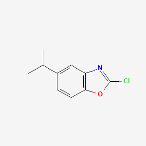 2-chloro-5-(propan-2-yl)-1,3-benzoxazole