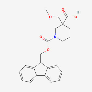 1-{[(9H-fluoren-9-yl)methoxy]carbonyl}-3-(methoxymethyl)piperidine-3-carboxylic acid