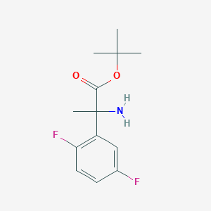 Tert-butyl 2-amino-2-(2,5-difluorophenyl)propanoate