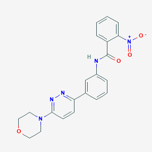 N-(3-(6-morpholinopyridazin-3-yl)phenyl)-2-nitrobenzamide