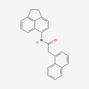 N-(1,2-dihydroacenaphthylen-5-yl)-2-(naphthalen-1-yl)acetamide