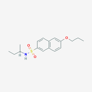 N-(butan-2-yl)-6-propoxynaphthalene-2-sulfonamide