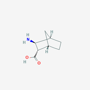 molecular formula C8H13NO2 B2752796 (1S,2S,3S,4R)-3-Aminobicyclo[2.2.1]heptane-2-carboxylic acid CAS No. 2155840-35-8