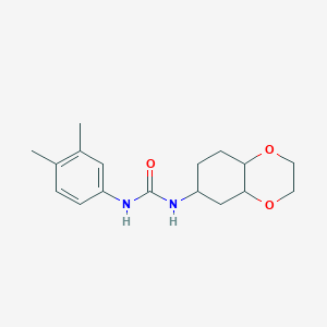 1-(3,4-Dimethylphenyl)-3-(octahydrobenzo[b][1,4]dioxin-6-yl)urea