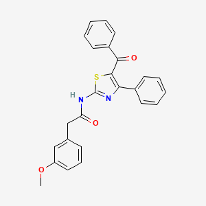 N-(5-benzoyl-4-phenylthiazol-2-yl)-2-(3-methoxyphenyl)acetamide