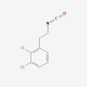 molecular formula C9H7Cl2NO B2752832 1,2-二氯-3-(2-异氰酸乙基)苯 CAS No. 73075-66-8