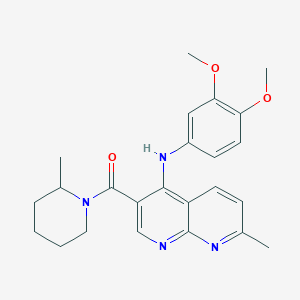 N-(3-chlorobenzyl)-2-[2-(diethylamino)-4-oxothieno[3,2-d]pyrimidin-3(4H)-yl]acetamide