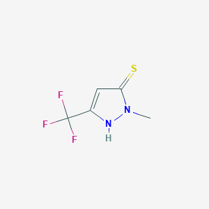 2-Methyl-5-trifluoromethyl-2H-pyrazole-3-thiol