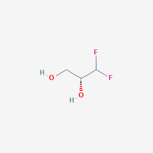 molecular formula C3H6F2O2 B2752878 (R)-3,3-Difluoro-1,2-propanediol CAS No. 1026908-13-3