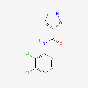 molecular formula C10H6Cl2N2O2 B2752928 N-(2,3-dichlorophenyl)isoxazole-5-carboxamide CAS No. 941913-85-5