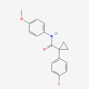 1-(4-fluorophenyl)-N-(4-methoxyphenyl)cyclopropanecarboxamide