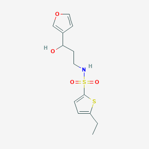 5-ethyl-N-(3-(furan-3-yl)-3-hydroxypropyl)thiophene-2-sulfonamide