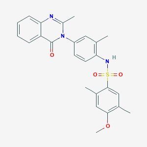 4-methoxy-2,5-dimethyl-N-(2-methyl-4-(2-methyl-4-oxoquinazolin-3(4H)-yl)phenyl)benzenesulfonamide