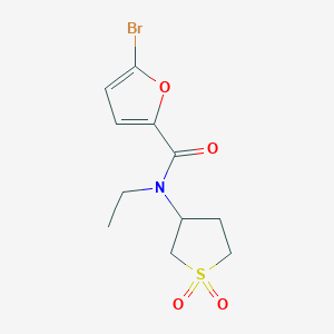 5-bromo-N-(1,1-dioxo-1lambda6-thiolan-3-yl)-N-ethylfuran-2-carboxamide