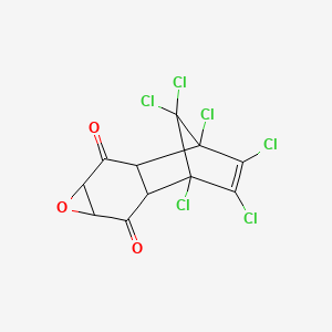 1,9,10,11,12,12-Hexachloro-5-oxatetracyclo[7.2.1.0^{2,8}.0^{4,6}]dodec-10-ene-3,7-dione