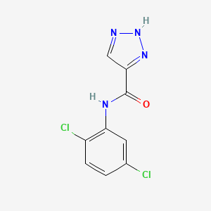 molecular formula C9H6Cl2N4O B2752997 N-(2,5-dichlorophenyl)-1H-1,2,3-triazole-5-carboxamide CAS No. 936323-28-3