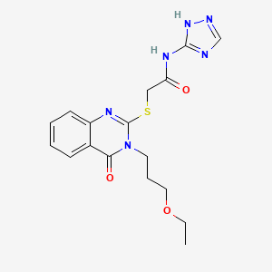 5-(4-Bromobenzyl)-3-(5-methoxy-3-methyl-1-benzofuran-2-yl)-1,2,4-oxadiazole