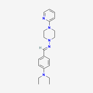 (E)-N-(4-(diethylamino)benzylidene)-4-(pyridin-2-yl)piperazin-1-amine