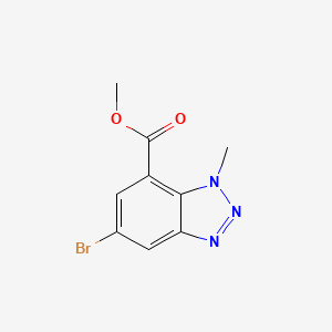 methyl 5-bromo-1-methyl-1H-benzo[d][1,2,3]triazole-7-carboxylate
