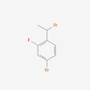 4-Bromo-1-(1-bromoethyl)-2-fluorobenzene