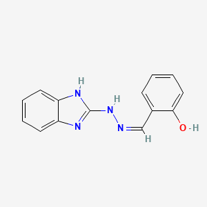 (Z)-2-((2-(1H-benzo[d]imidazol-2-yl)hydrazono)methyl)phenol