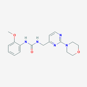 1-(2-Methoxyphenyl)-3-((2-morpholinopyrimidin-4-yl)methyl)urea
