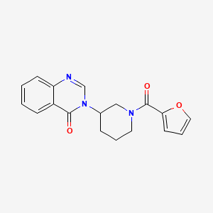3-(1-(furan-2-carbonyl)piperidin-3-yl)quinazolin-4(3H)-one